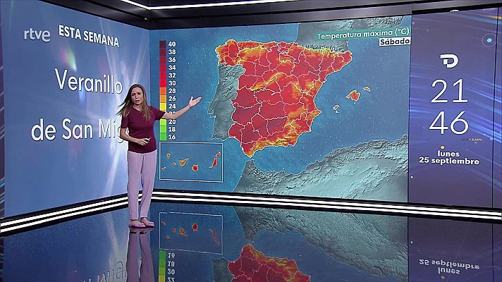 El tiempo - En Galicia, entra un frente atlántico poco activo dejará cielos nubosos, con posibilidad de lluvias débiles
