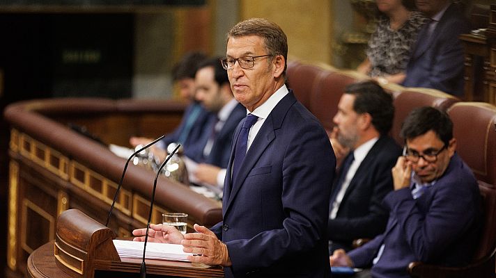Especiales informativos - Feijóo dice de que no acepta "el precio" que le piden para gobernar y propone crear un delito de "deslealtad constitucional"