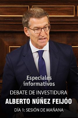 Especiales informativos - Debate de investidura de Alberto Núñez Feijóo (1)