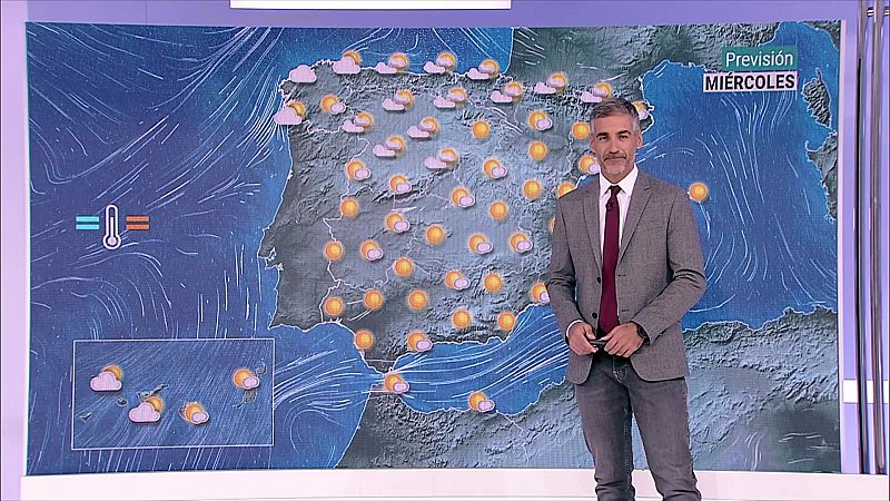 Un frente atlántico poco activo por el extremo norte trae cielos nubosos a Galicia durante las primeras horas del día  - ver ahora