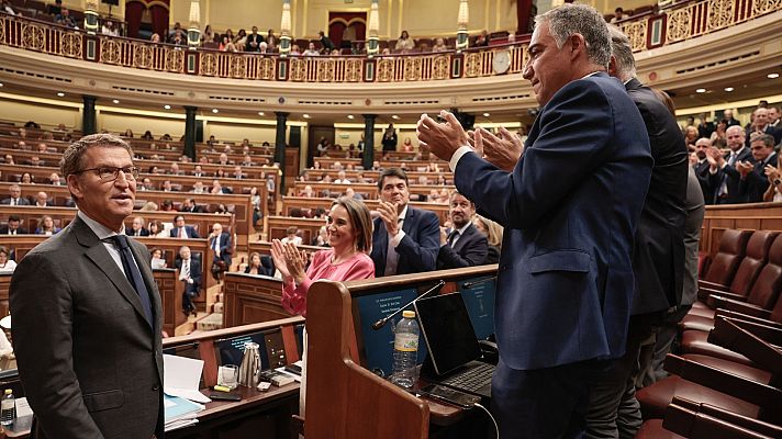 Especiales informativos - El Congreso rechaza la investidura de Feijóo por mayoría absoluta