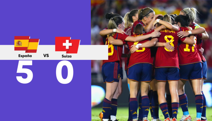 Noticias Andalucía - España 5 - Suiza 0