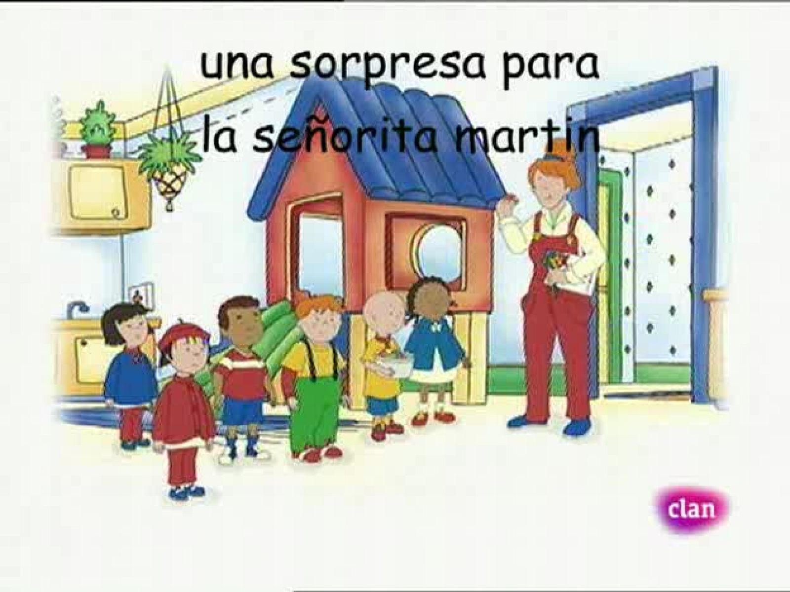 Una sorpresa para la señoraita martin - Caillou | Ver