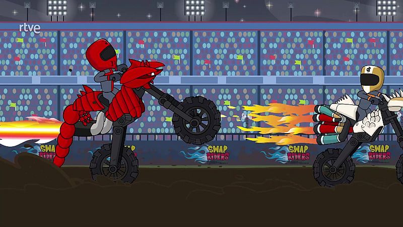 Adelantamientos bestiales en Carnivorous Stadium - Swap Riders: Tunning The Beast | Ver