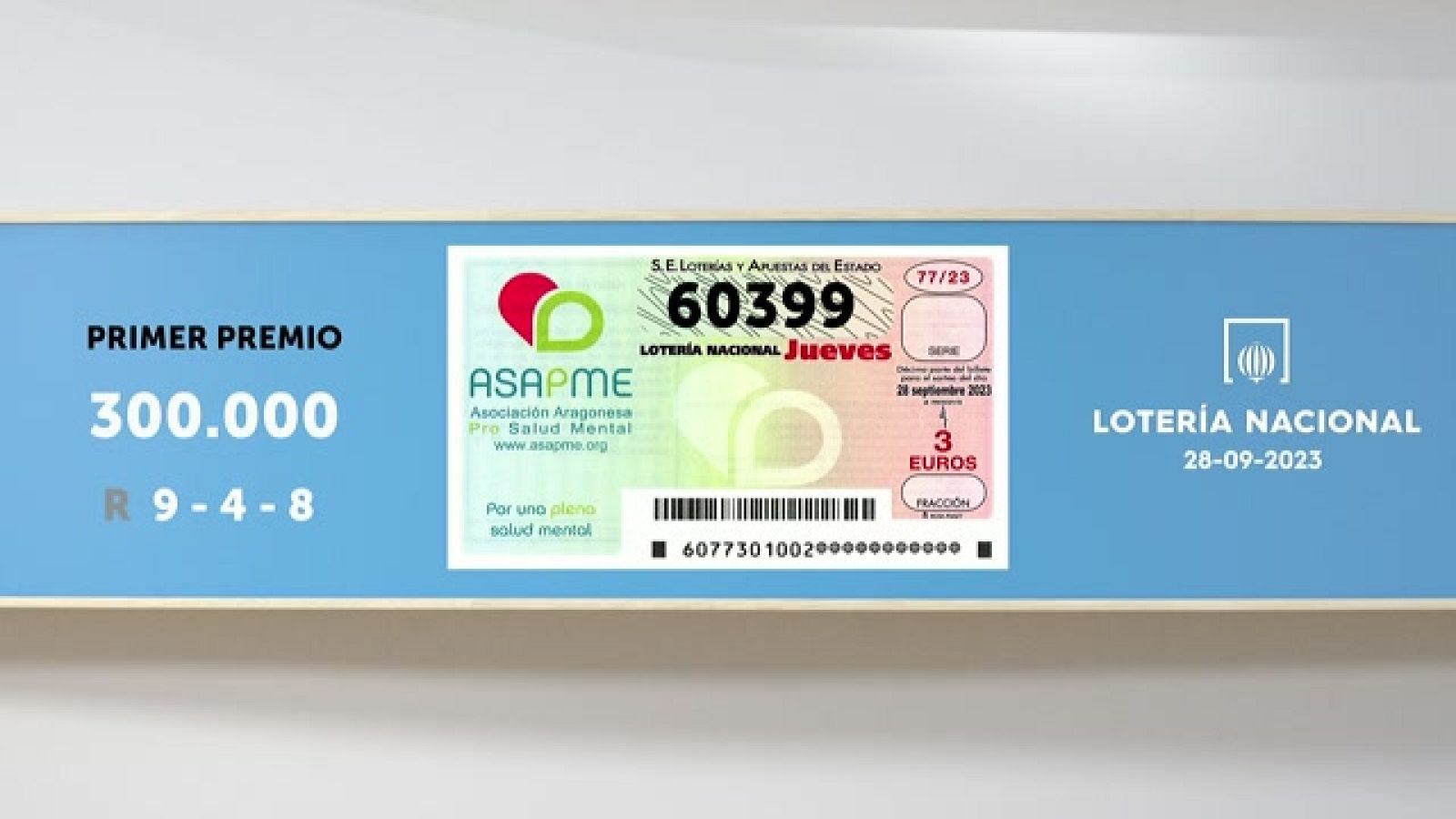 Sorteo de la Lotería Nacional del 28/09/2023 - Ver ahora