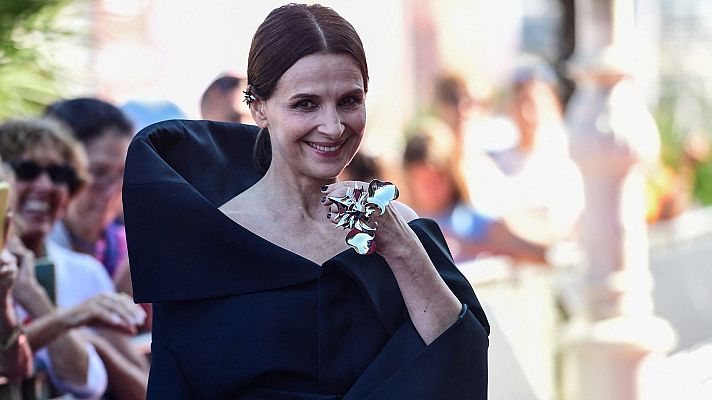 Telediario 1 - Juliette Binoche presenta 'A fuego lento'