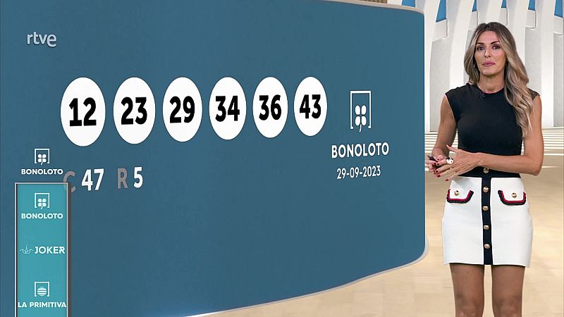 Sorteo de la Bonoloto y Euromillones del 29/09/2023