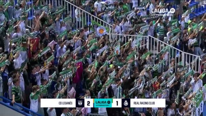 Resúmenes de LaLiga - Leganés - Racing: resumen del partido de la 8ª jornada | Segunda