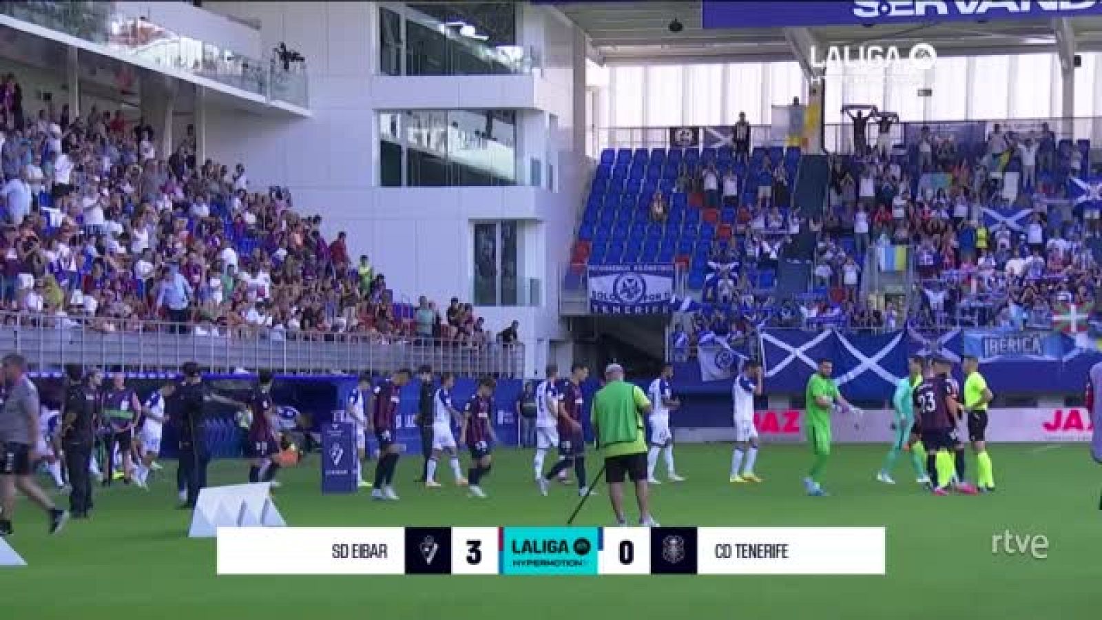Eibar - Tenerife: resumen del partido de la 8ª jornada | Segunda
