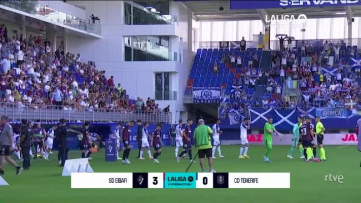 Resúmenes de LaLiga - Eibar - Tenerife: resumen del partido de la 8ª jornada | Segunda