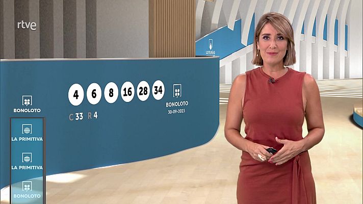 Loterías - Sorteo de la Bonoloto y Primitiva del 30/09/2023