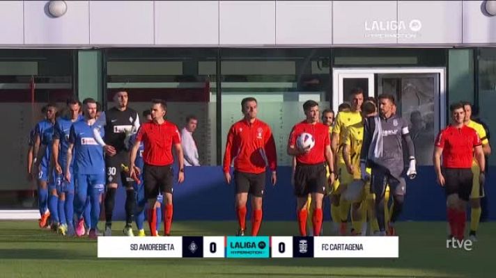 Resúmenes de LaLiga - Amorebieta - Cartagena: resumen del partido de la 8ª jornada | Segunda