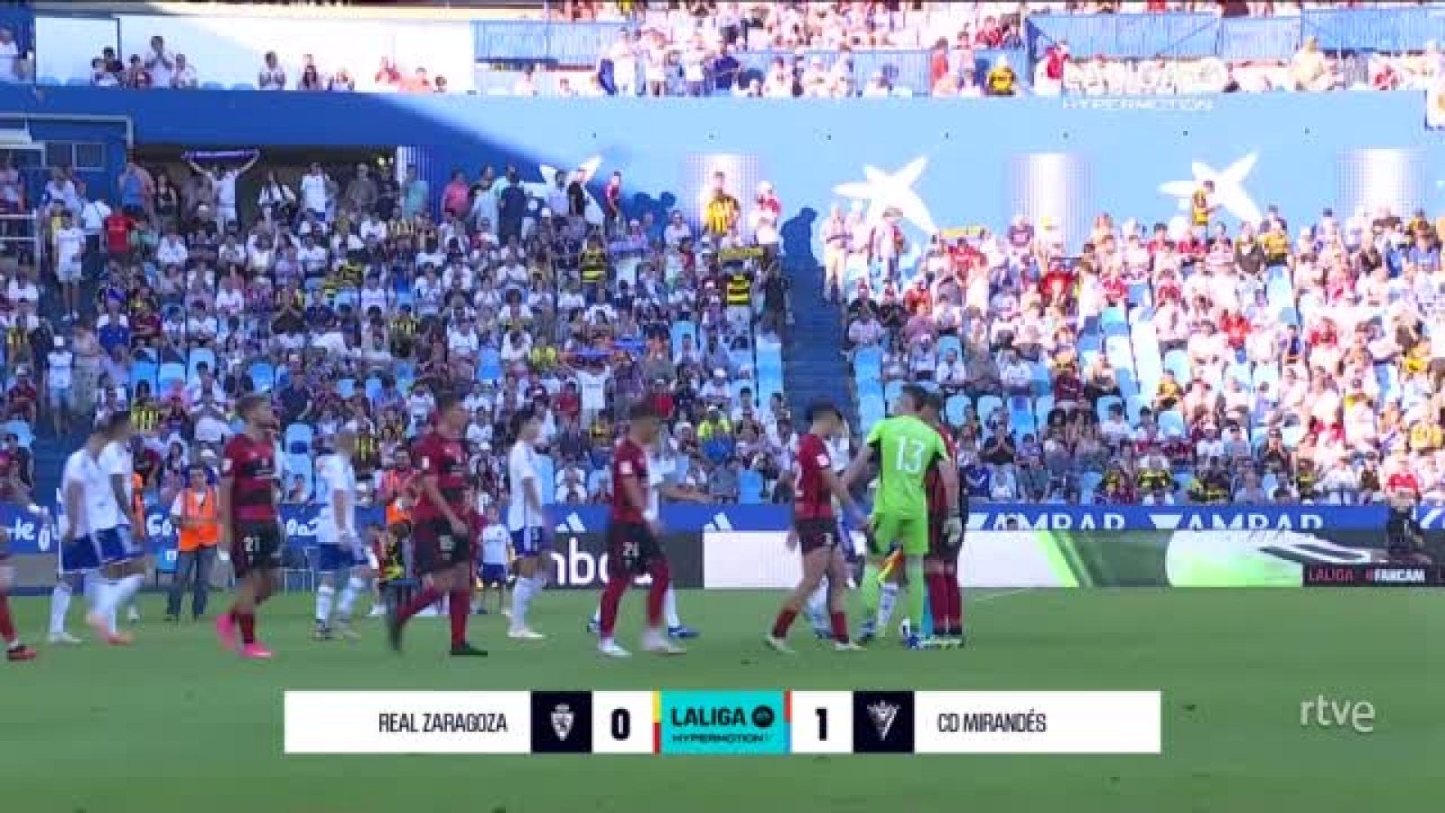 Zaragoza - Mirandés: resumen del partido de la 8ª jornada | Segunda