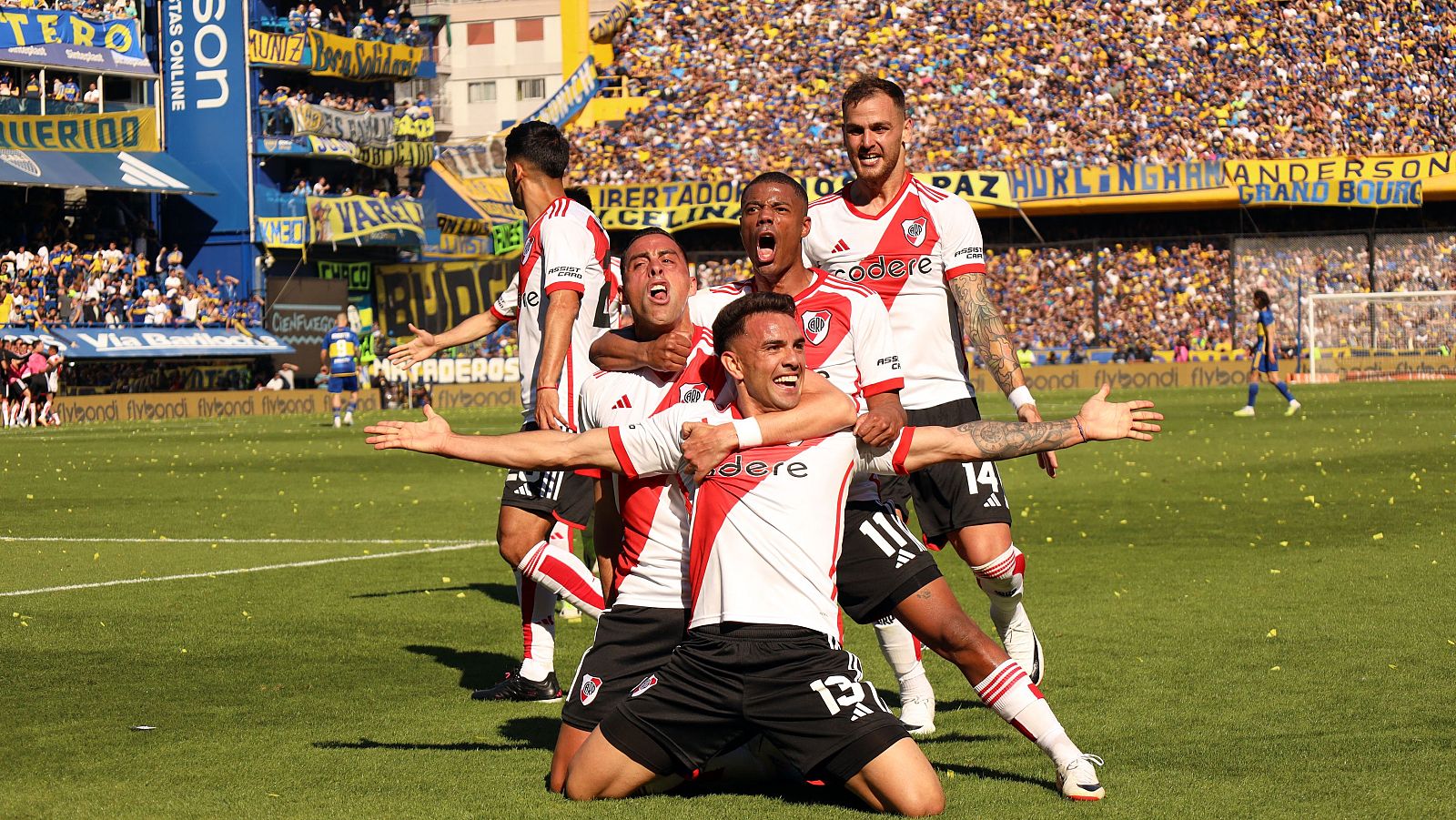 River toma La Bombonera y se lleva el Superclásico ante Boca - ver ahora