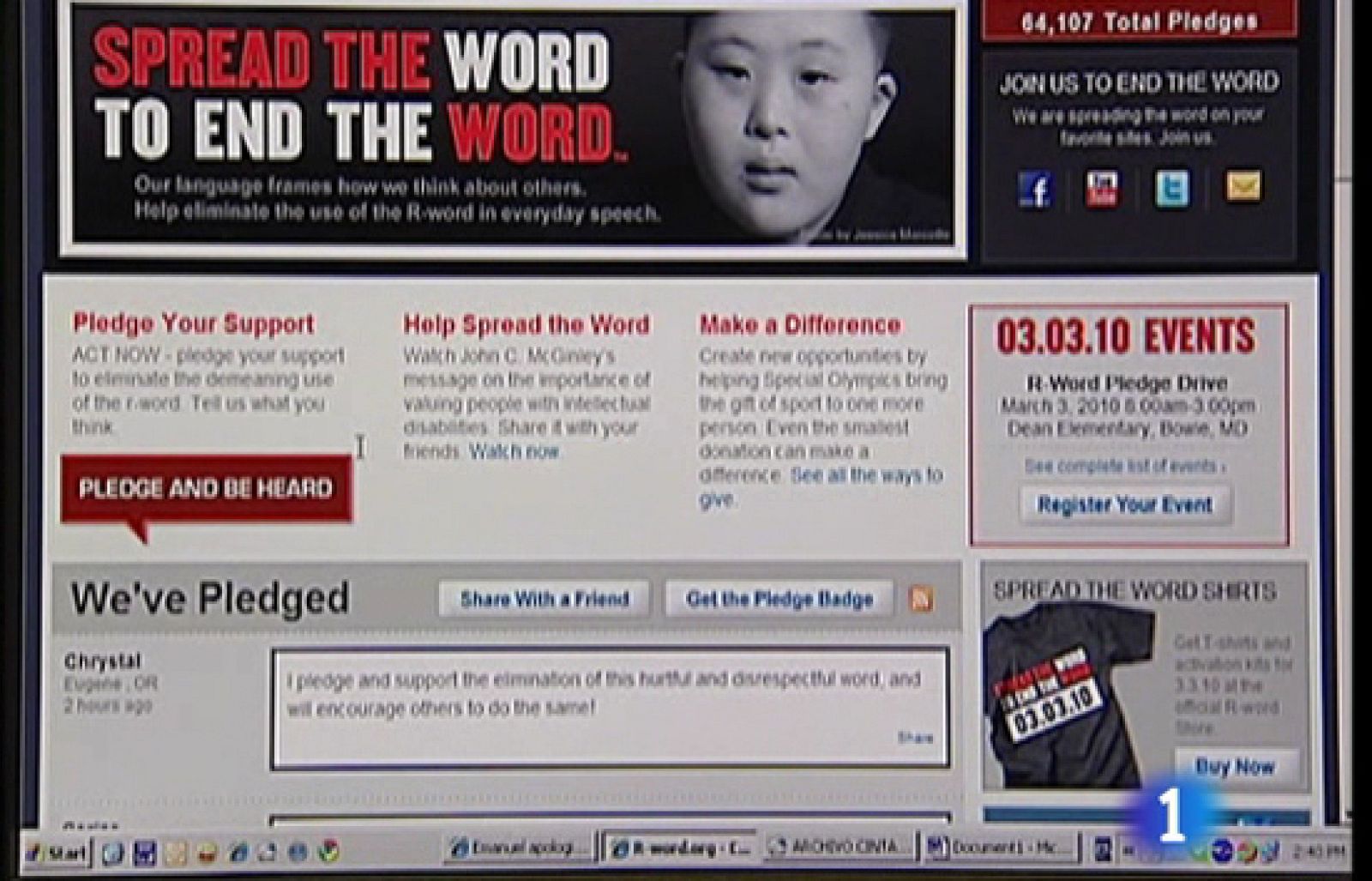 Campaña para que la expresión 'retrasado mental' desaparezca | Ver