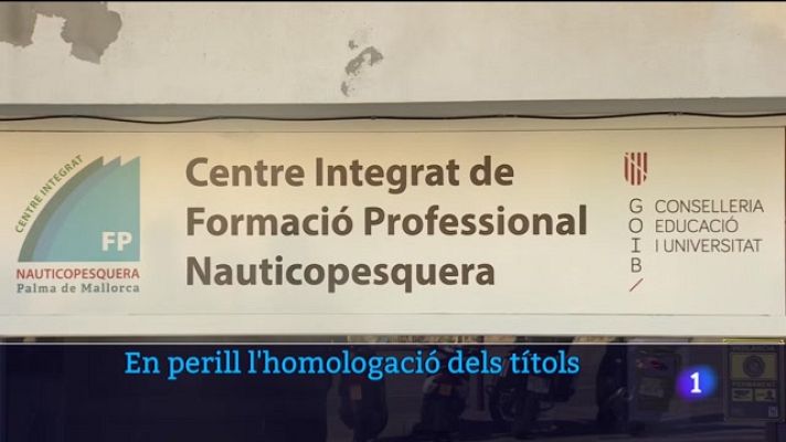 Informatiu Balear - Protesta a l'escola Nauticopesquera