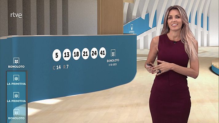 Loterías - Sorteo de la Bonoloto y Euromillones del 02/10/2023