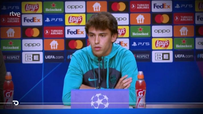 Telediario 2 - Joao Félix: "Me adapto mejor al Barcelona, necesitaba cambiar de aires"