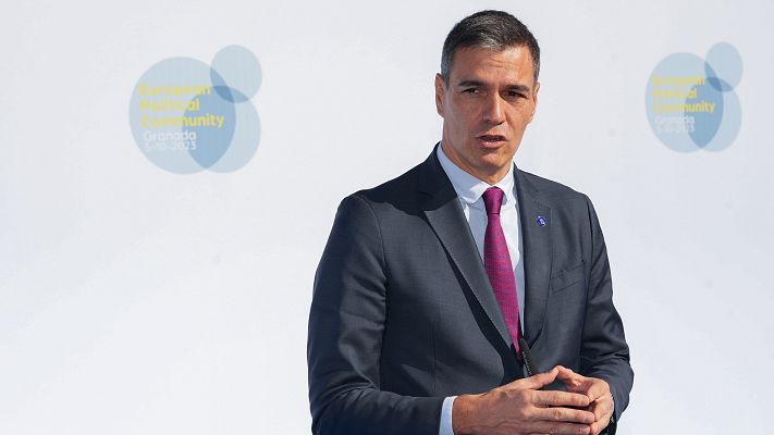 Telediario 1 - Sánchez admite estar "negociando" la amnistía: "Cuando tengamos una posición concreta la expondremos"