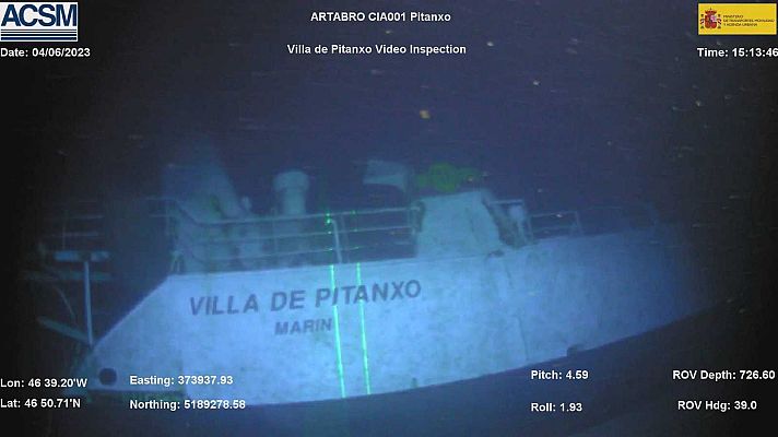 Telediario 1 - ¿Qué pasó en el 'Pitanxo' antes de hundirse en el mar?
