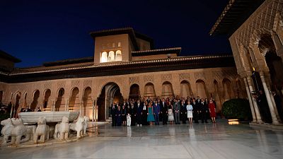 Los l�deres europeos de la cumbre de Granada recorren las estancias con m�s historia de la Alhambra