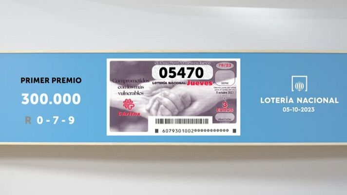 SELAE - Sorteo de la Lotería Nacional del 05/10/2023