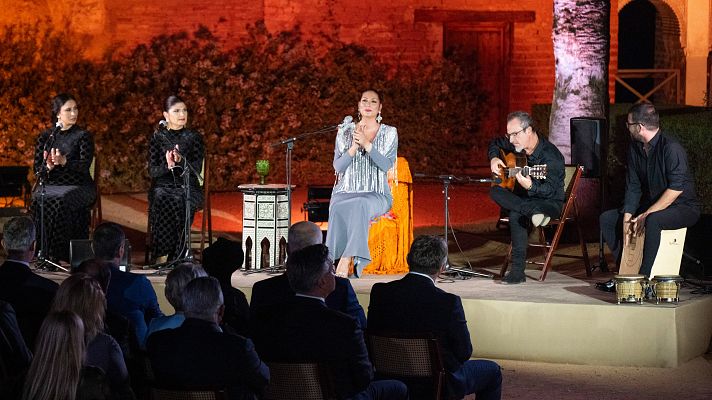 Telediario 2 - Marina Heredia, la cantaora granadina que ha puesto un broche flamenco a la Cumbre de Granada