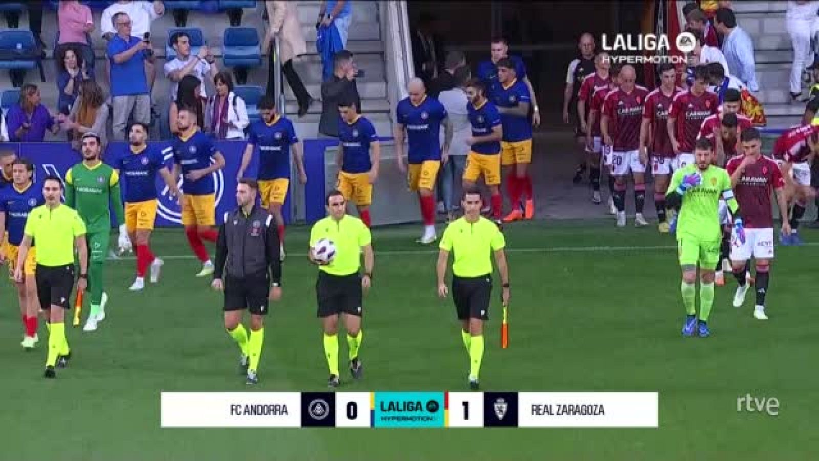 Andorra - Zaragoza: resumen partido  9ª jornada Segunda -- ver ahora en RTVE Play