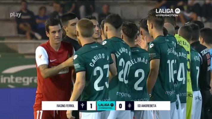 Resúmenes de LaLiga - Racing Ferrol - Amorebieta: resumen del partido, 9ª jornada