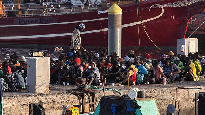 Informativo 24h - Alpidio Armas, presidente del Cabildo de El Hierro: "Nunca antes habíamos visto una afluencia tan importante de migrantes"