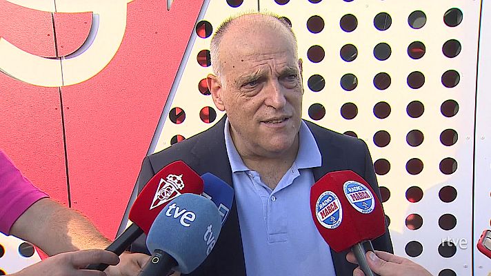 Telediario 2 - Javier Tebas, sobre la concesión del Mundial 2030: "Gran noticia para España, sorprende un poco por el momento"