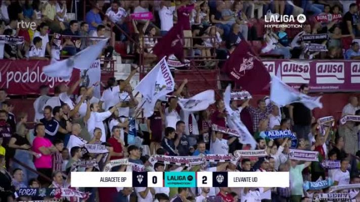 Resúmenes de LaLiga - Albacete - Levante: resumen del partido de la 10ª jornada