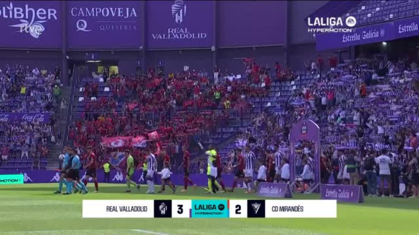Valladolid - Mirandés: resumen del partido de la 10ª jornada - ver ahora