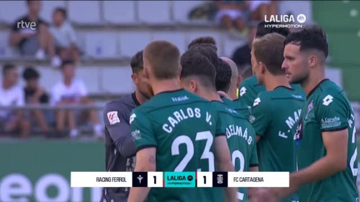 Resúmenes de LaLiga - Ferrol - Cartagena: resumen del partido de la 10ª jornada