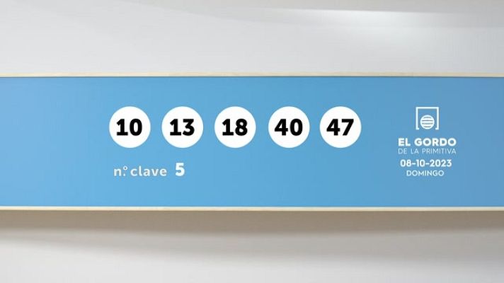 SELAE - Sorteo de la Lotería Gordo de la Primitiva del 08/10/2023