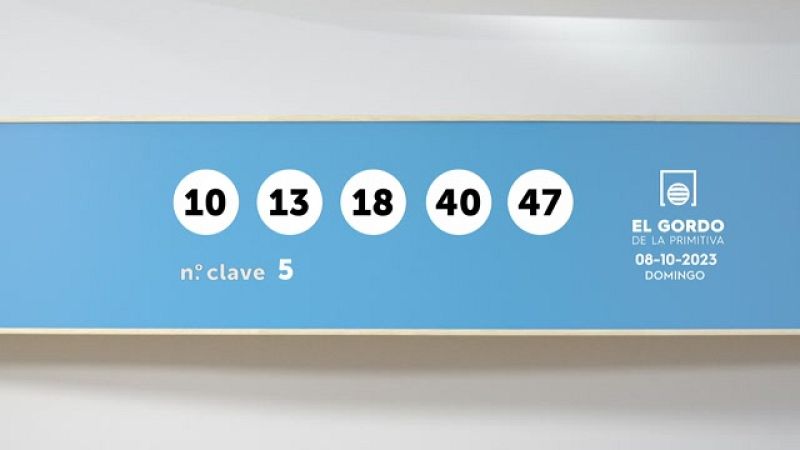 Sorteo de la Lotería Gordo de la Primitiva del 08/10/2023  - Ver ahora