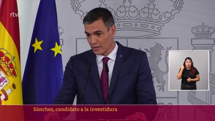 Parlamento - Pedro Sánchez, candidato a la investidura
