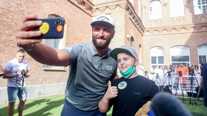 Jon Rahm ya está en Madrid para el Open de España