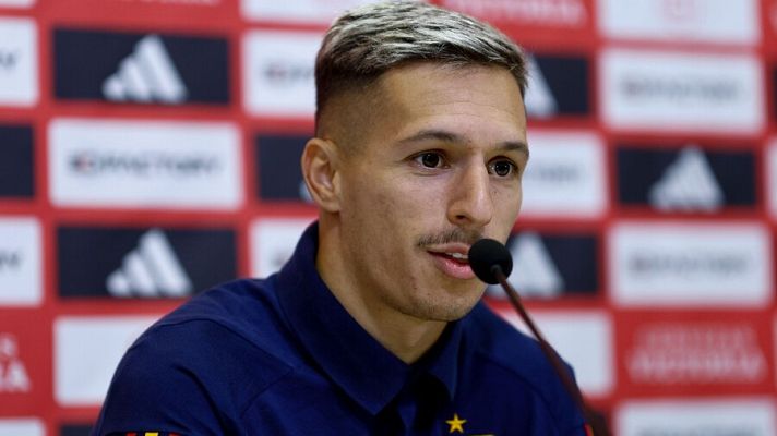 Telediario 1 - Bryan Zaragoza: "Luis de la Fuente me dijo que juegue como siempre, que sea atrevido"