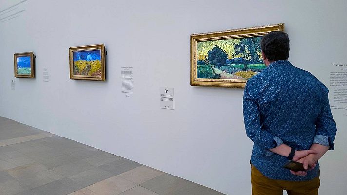 Telediario 1 - El Museo de Orsay expone las últimas obras que Van Gogh pintó al París rural