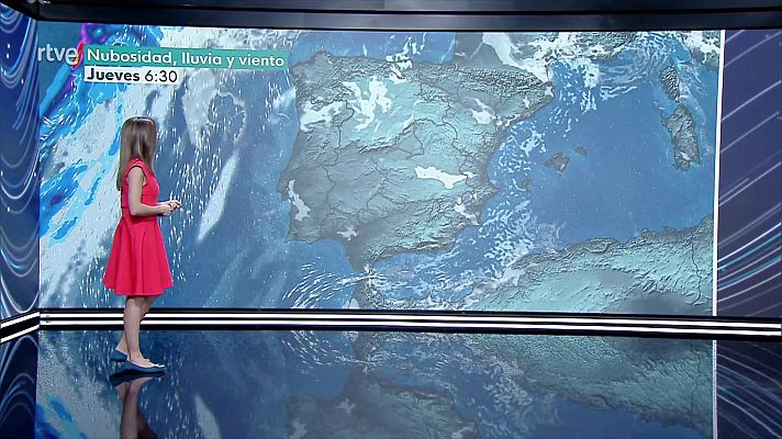 El tiempo - A últimas horas, cielos nubosos o cubiertos en la mitad noroeste de Galicia y oeste de Asturias