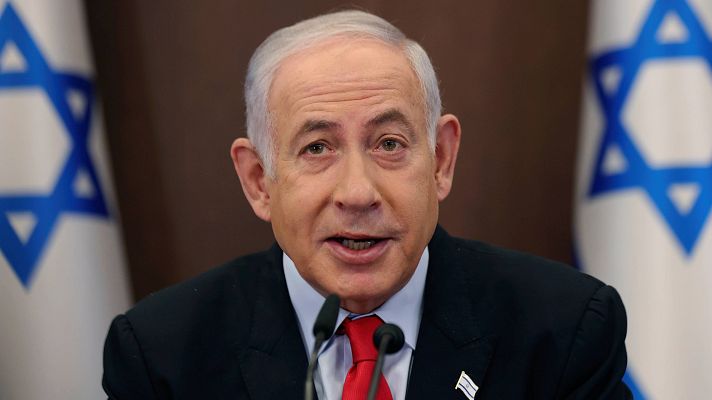 Telediario 2 - Netanyahu pacta con el opositor Benny Gantz un gobierno de emergencia por la guerra