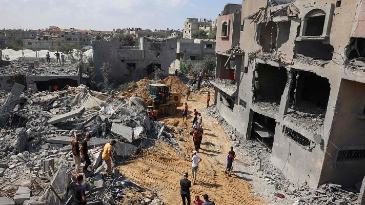 Telediario 1 - La guerra de Israel y Hamás sacude a las comunidades palestinas e israelís de todo el mundo