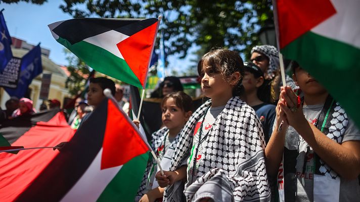 Telediario 1 - Guerra Israel-Hamás: Francia prohíbe las manifestaciones propalestina