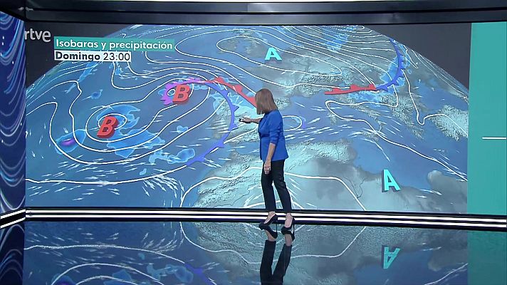 El tiempo - Intervalos de viento fuerte y descenso notable de las temperaturas en Galicia y Asturias