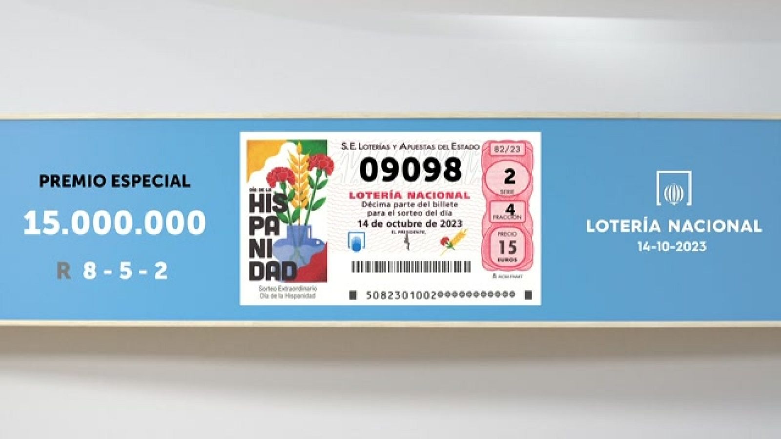 Sorteo de la Lotería Nacional del 14/10/2023- Ver ahora