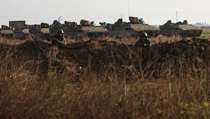 Telediario Fin de Semana - El ejército de Israel realiza las primeras incursiones terrestres en Gaza