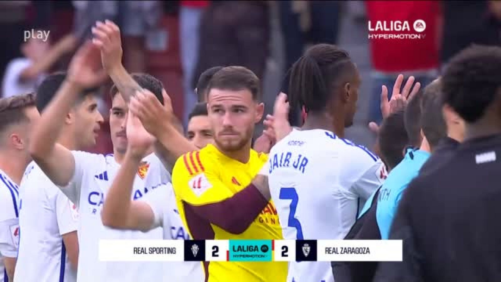 Sporting de Gijón - Real Zaragoza: resumen del partido, 11ª jornada. Ver en RTVE Play