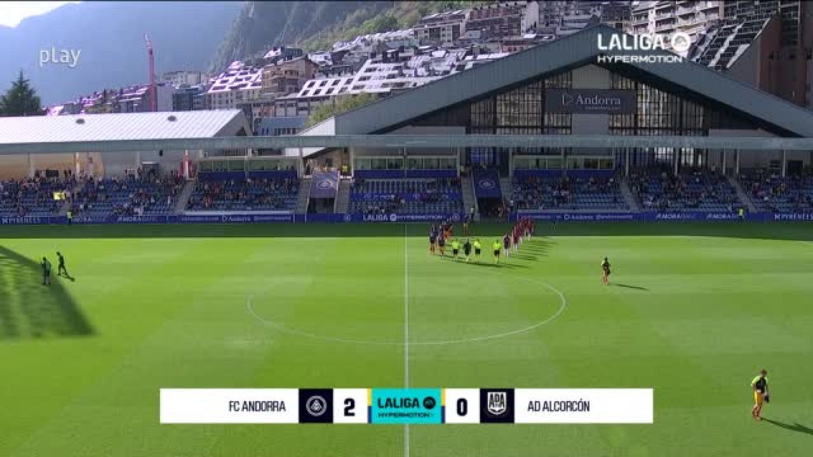Andorra - Alcorcón: resumen del partido, 11ª jornada. Ver en RTVE Play