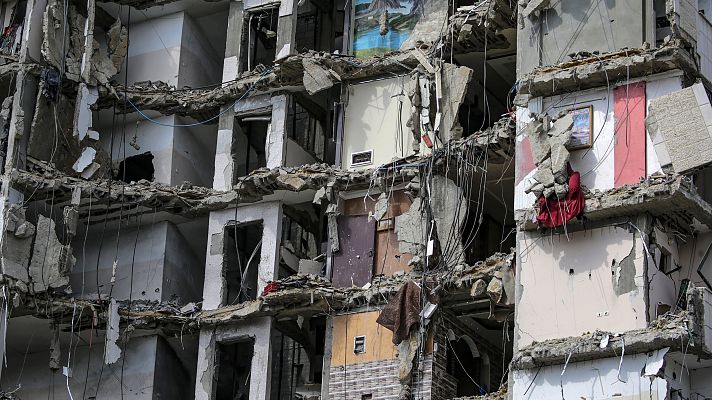 Telediario 2 - Gaza busca a mil desaparecidos debajo de los escombros provocados por los bombardeos israelís